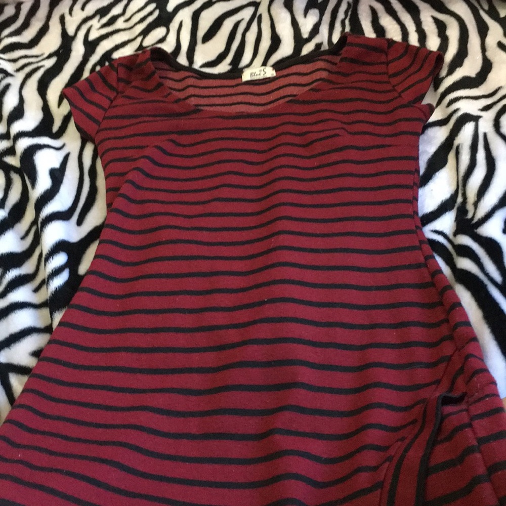 A curved dress